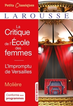 La critique de L'Ecole des femmes- L'impromptu de Versailles (9782035939005-front-cover)