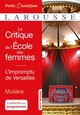 La critique de L'Ecole des femmes- L'impromptu de Versailles (9782035939005-front-cover)