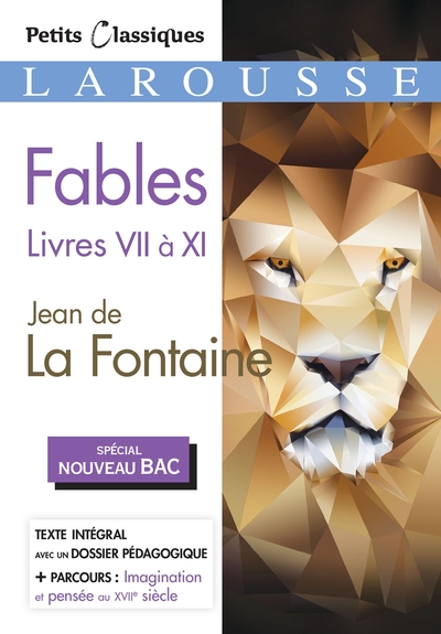 Fables livres VII à XI (Spécial Bac), Jean de La Fontaine (9782035979193-front-cover)