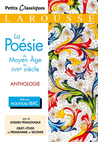 La Poésie du Moyen Âge au XVIIIème (9782035975348-front-cover)