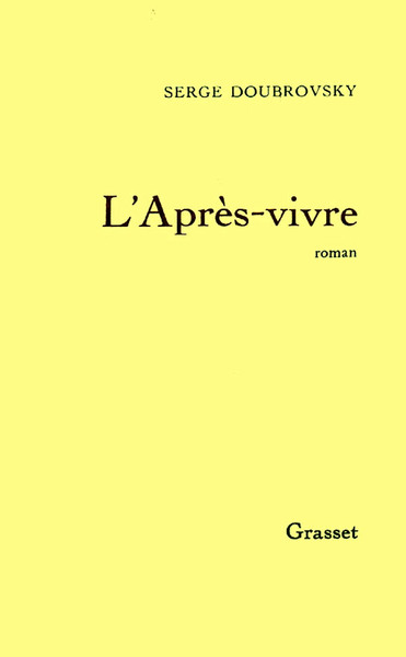 L APRES-VIVRE (9782246462316-front-cover)