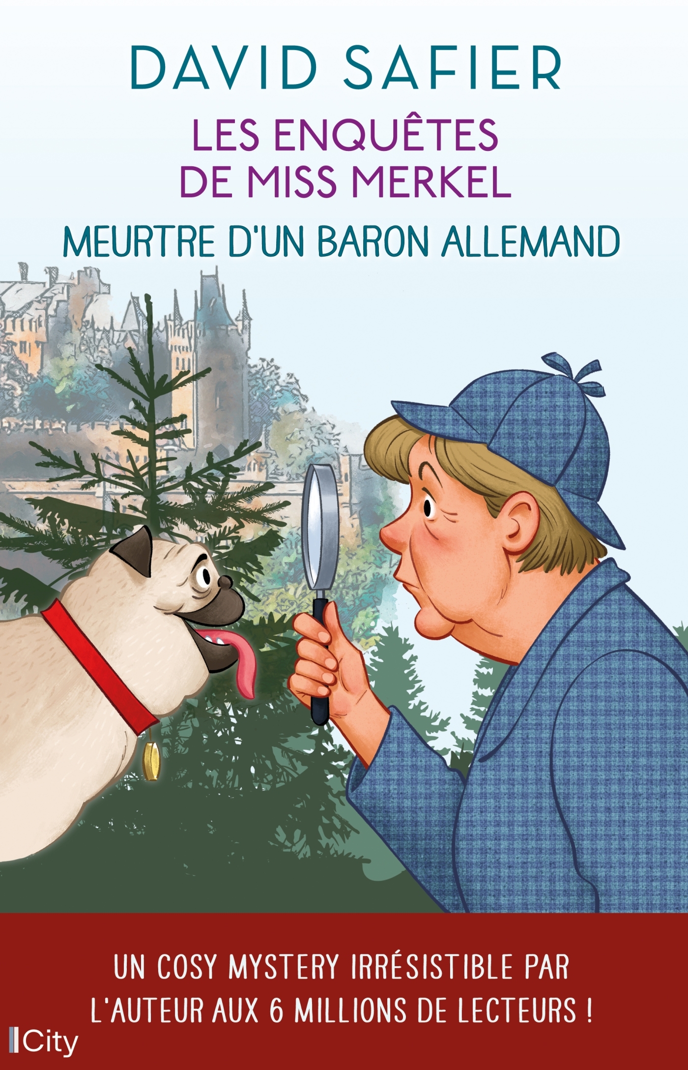 Meurtre d'un baron allemand, Les enquêtes de Miss Merkel T1 (9782824619378-front-cover)