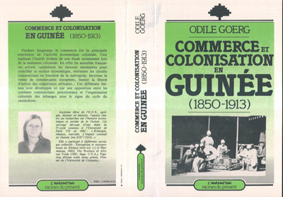 Commerce et colonisation en Guinée (9782858024735-front-cover)