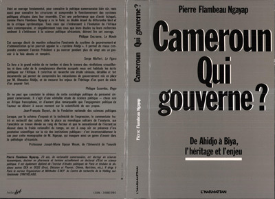 Cameroun, qui gouverne ?, De Ahidjo à Biya : l'héritage et 1'enjeu (9782858022687-front-cover)