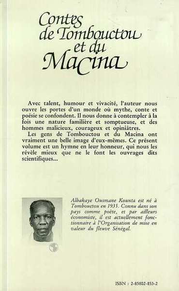 Contes de Tombouctou et de Macina, Tome 1 (9782858028535-back-cover)