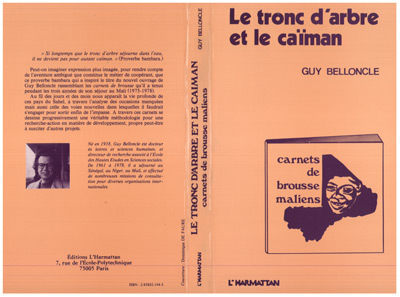 Le tronc d'arbre et le caïman, Carnets de brousse maliens (9782858021949-front-cover)