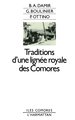 Tradition d'une lignée royale des Comores (9782858025190-front-cover)