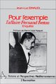 Pour l'exemple, L'affaire Iveton (9782858027217-front-cover)