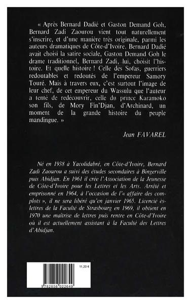 Les Sofas, suivi de L'oeil (9782858022649-back-cover)