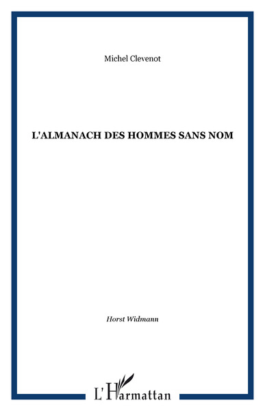 L'almanach des hommes sans nom (9782858020423-front-cover)