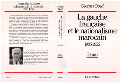 La gauche française et le nationalisme marocain : 1905-1955, 2 Tomes (9782858023530-front-cover)