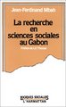 La recherche en sciences sociales au Gabon (9782858027101-front-cover)