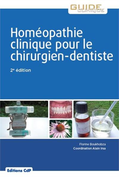 Homéopathie clinique pour le chirurgien-dentiste (9782843612923-front-cover)