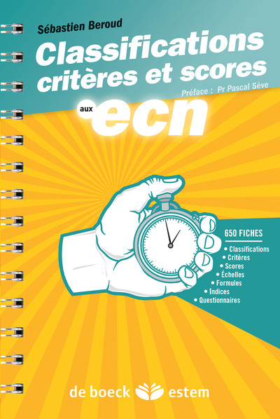 Classifications, critères et scores aux ECN (9782843716188-front-cover)
