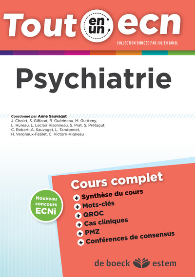 Psychiatrie, Tout-en-un ECN (9782843716867-front-cover)
