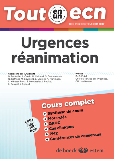 Urgences-réanimation, Tout-en-un ECN (9782843716201-front-cover)