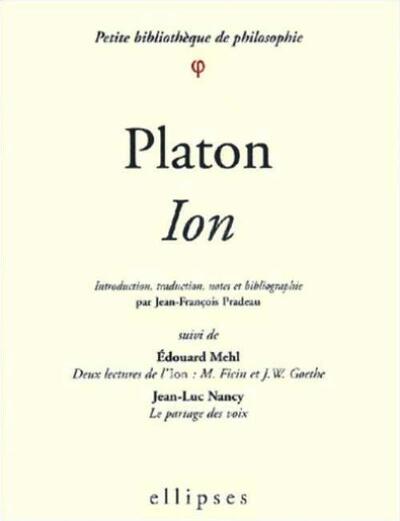 Ion, Platon (9782729806569-front-cover)