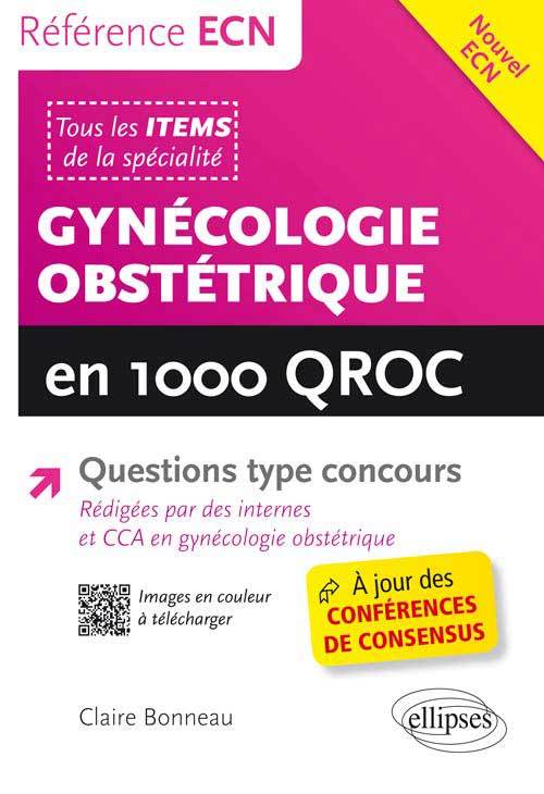 Gynécologie Obstétrique en 1000 QROC (9782729888527-front-cover)