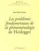 problèmes fondamentaux de la phénoménologie de Heidegger (Les) (9782729825393-front-cover)