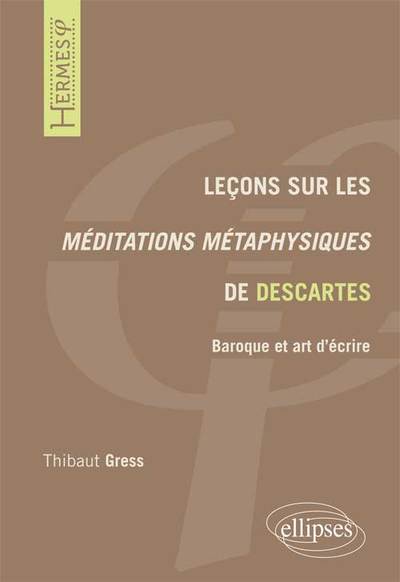 Leçons sur les Méditations métaphysiques de Descartes (9782729881221-front-cover)