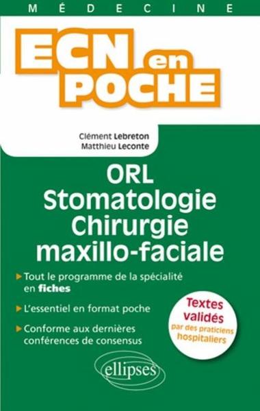 ORL - stomatologie - chirurgie maxillo-faciale (9782729862589-front-cover)