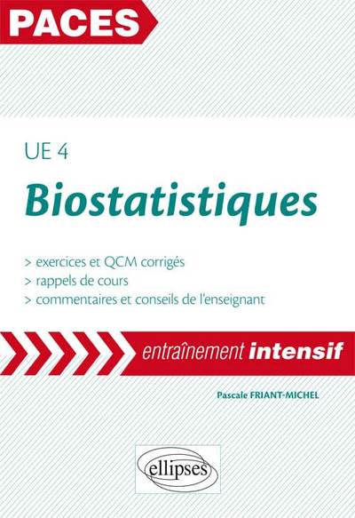 UE4 - Statistiques (exercices et QCM corrigés - rappels de cours) (9782729876326-front-cover)