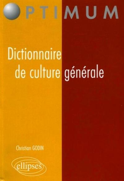 Dictionnaire de culture générale (9782729827328-front-cover)
