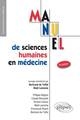 UE7 - Manuel de sciences humaines en médecine - 2e édition (9782729878658-front-cover)