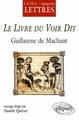 Machault, Le Livre du voir dit (9782729808167-front-cover)