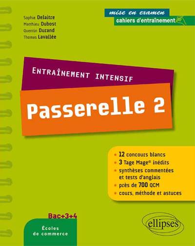 Entraînement intensif au concours Passerelle 2 (9782729884307-front-cover)