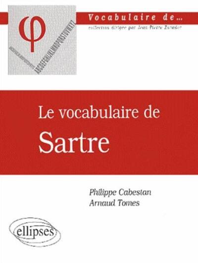 vocabulaire de Sartre (Le) (9782729804534-front-cover)