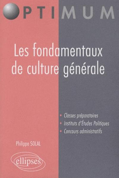 Les fondamentaux de culture générale (9782729836788-front-cover)