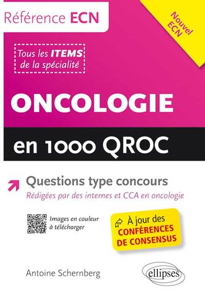 Oncologie en 1000 QROC (9782729884154-front-cover)