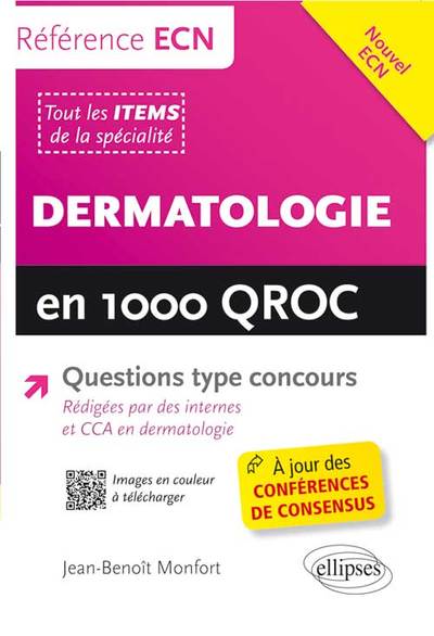 Dermatologie en 1000 QROC (9782729884185-front-cover)