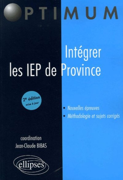 Intégrer les I.E.P. de province (9782729827960-front-cover)