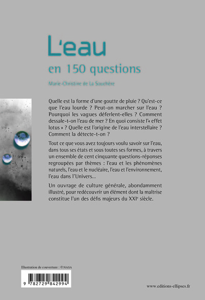 L'eau en 150 questions (9782729842994-back-cover)