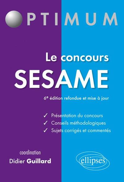 Le concours SESAME - 6e édition refondue et mise à jour (9782729862763-front-cover)