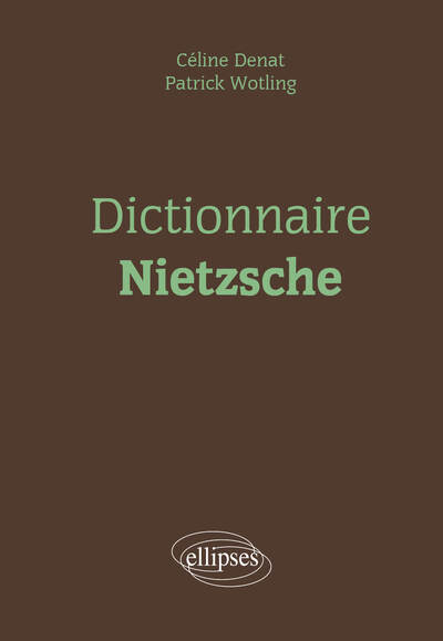 Dictionnaire Nietzsche (9782729876791-front-cover)