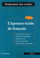 L'épreuve écrite de français. 2e édition (9782729830731-front-cover)