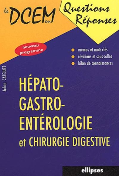 Hépato-gastro-entérologie et chirurgie digestive (9782729813000-front-cover)