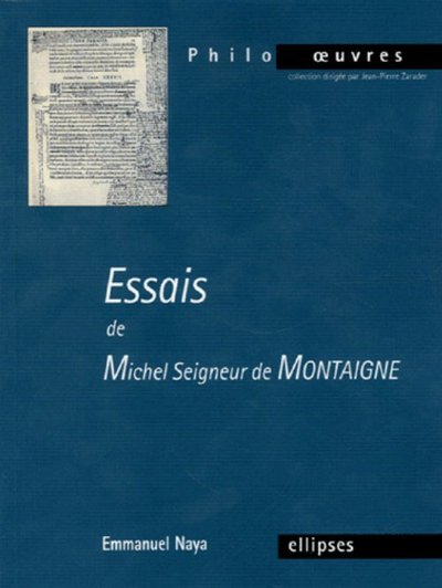 Montaigne, Essais (9782729825485-front-cover)