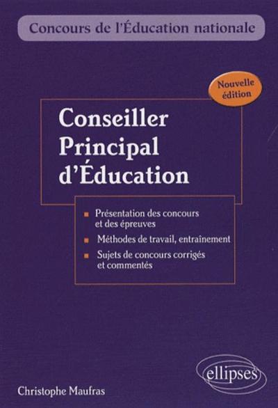 Conseiller principal d'éducation. Nouvelle édition (9782729835590-front-cover)