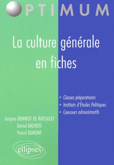 La culture générale en fiches (9782729807238-front-cover)