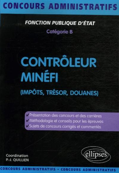 Contrôleur MINÉFI (impôts, trésor, douanes) (9782729832209-front-cover)