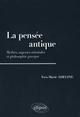 La pensée antique. Mythes, sagesses orientales et philosophie grecque (9782729837976-front-cover)
