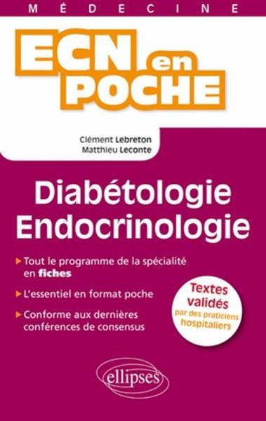 Diabétologie-endocrinologie (9782729862510-front-cover)