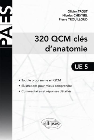 320 QCM Clés d'Anatomie (9782729862367-front-cover)
