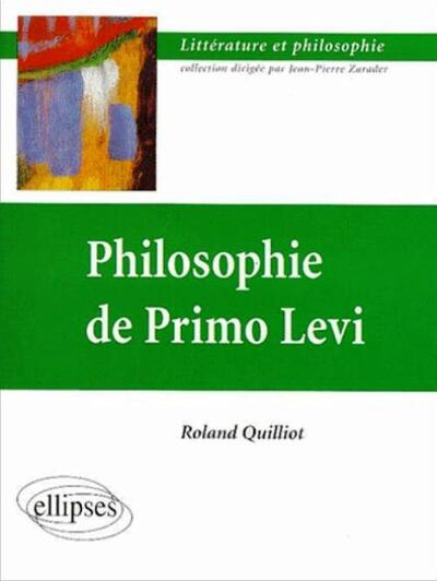 Philosophie de Primo Levi (9782729806217-front-cover)