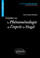 Leçons sur la Phénoménologie de l'esprit de Hegel. Nouvelle édition (9782729843731-front-cover)