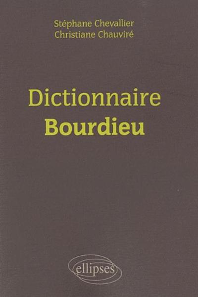 Dictionnaire Bourdieu (9782729853921-front-cover)